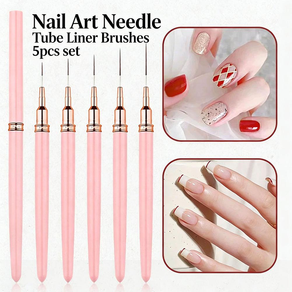 Brush Bristle Set - Set di 5 Pennelli per Nail
