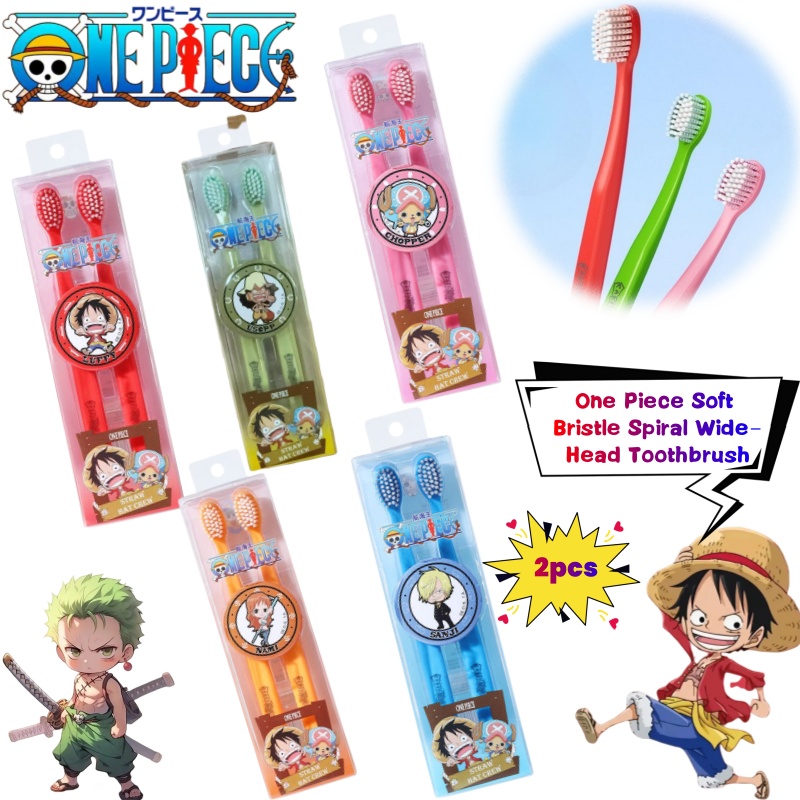 Brush Bristle Set - One Piece Rufy Zoro Usopp Sogeking