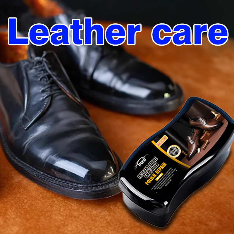Shoe Polish Cream - Spugna lucidante istantanea Ifubo per scarpe,