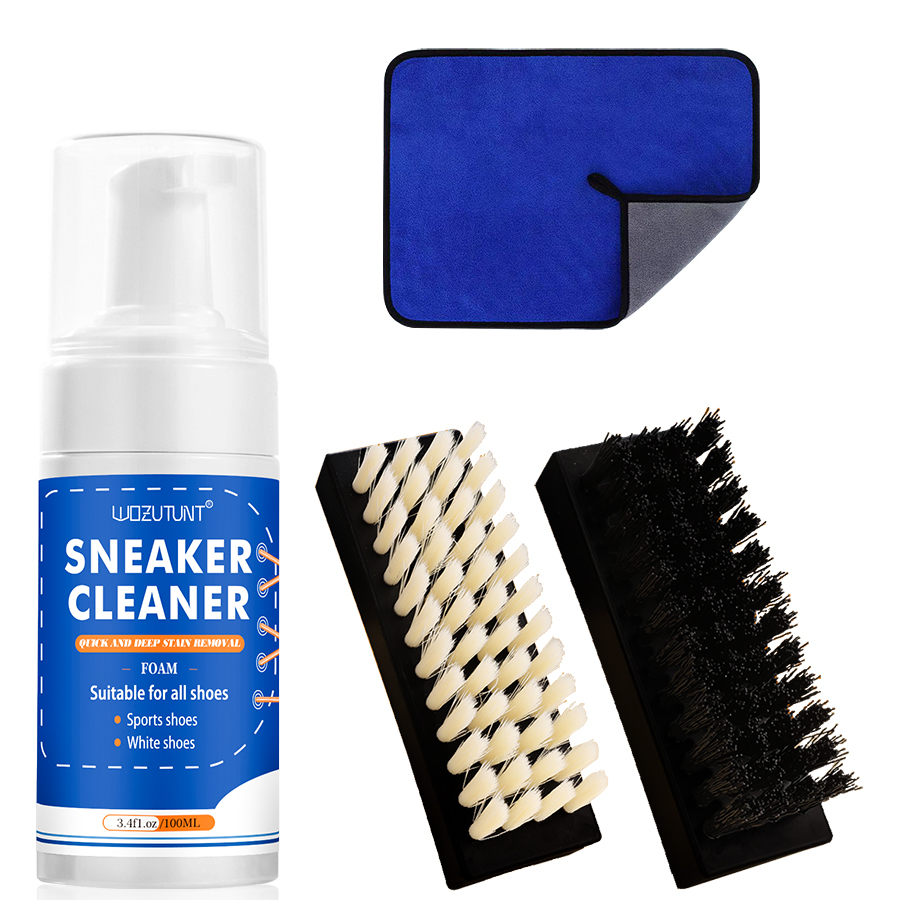 Sneaker Care Accessories - Kit detergente per scarpe bianche per